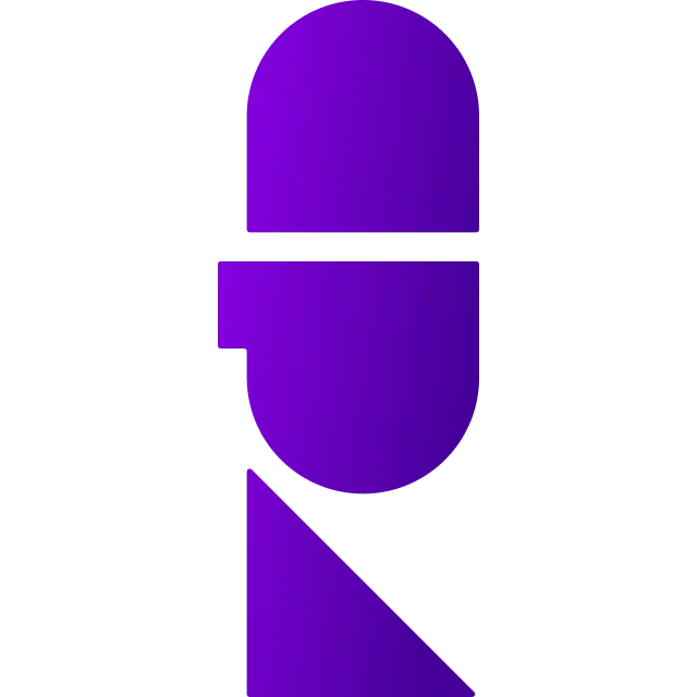 Deutsche Podcast Akademie logo: the letters D, P and A forming a podcast microphone